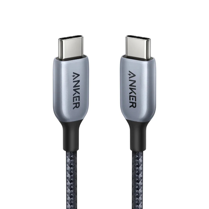 Anker 765 USB-C to USB-C 140W Nylon 1.8m Cable - Grey - شاحن